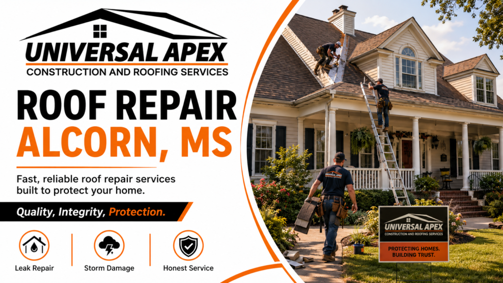 Alcorn Mississippi Roofing Emergency Repairs